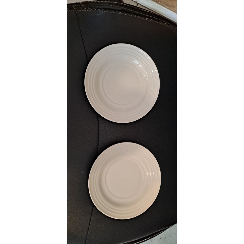 Consort Fine Porcelain By Sigma Made In Japan Ribbed 6" Plates- 2